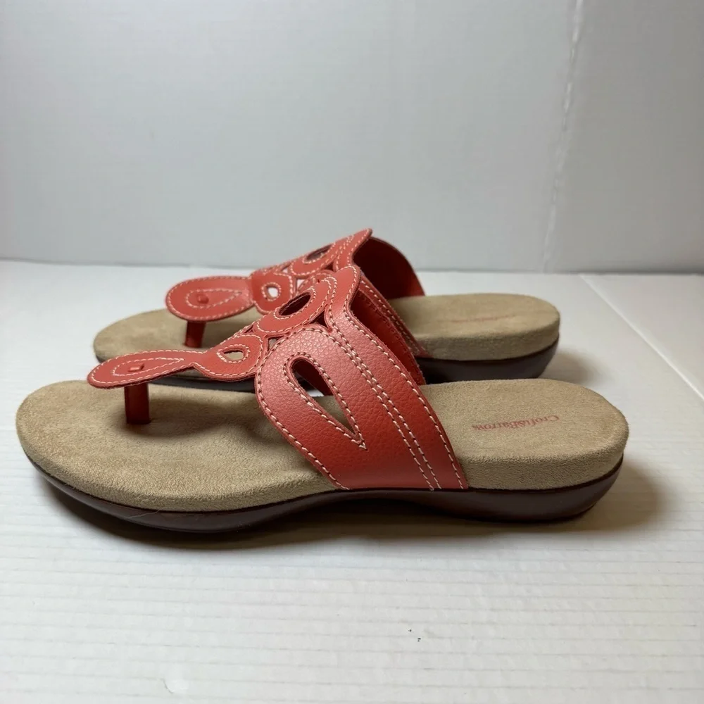 Croft & Barrow Peach Thong Sandals